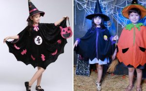 Trang phục Halloween Mụ phù thủy cho bé gái